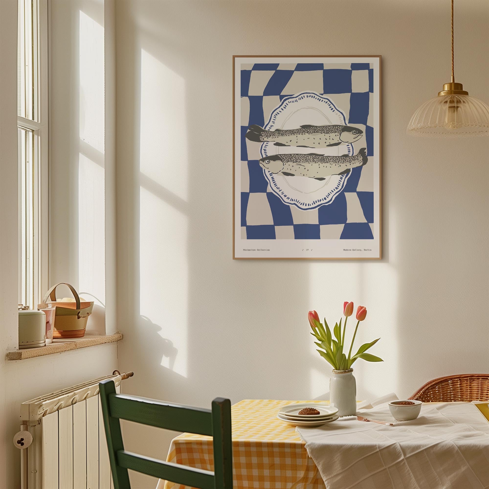 Fish Kitchen Wall Art Print-Skudaboo