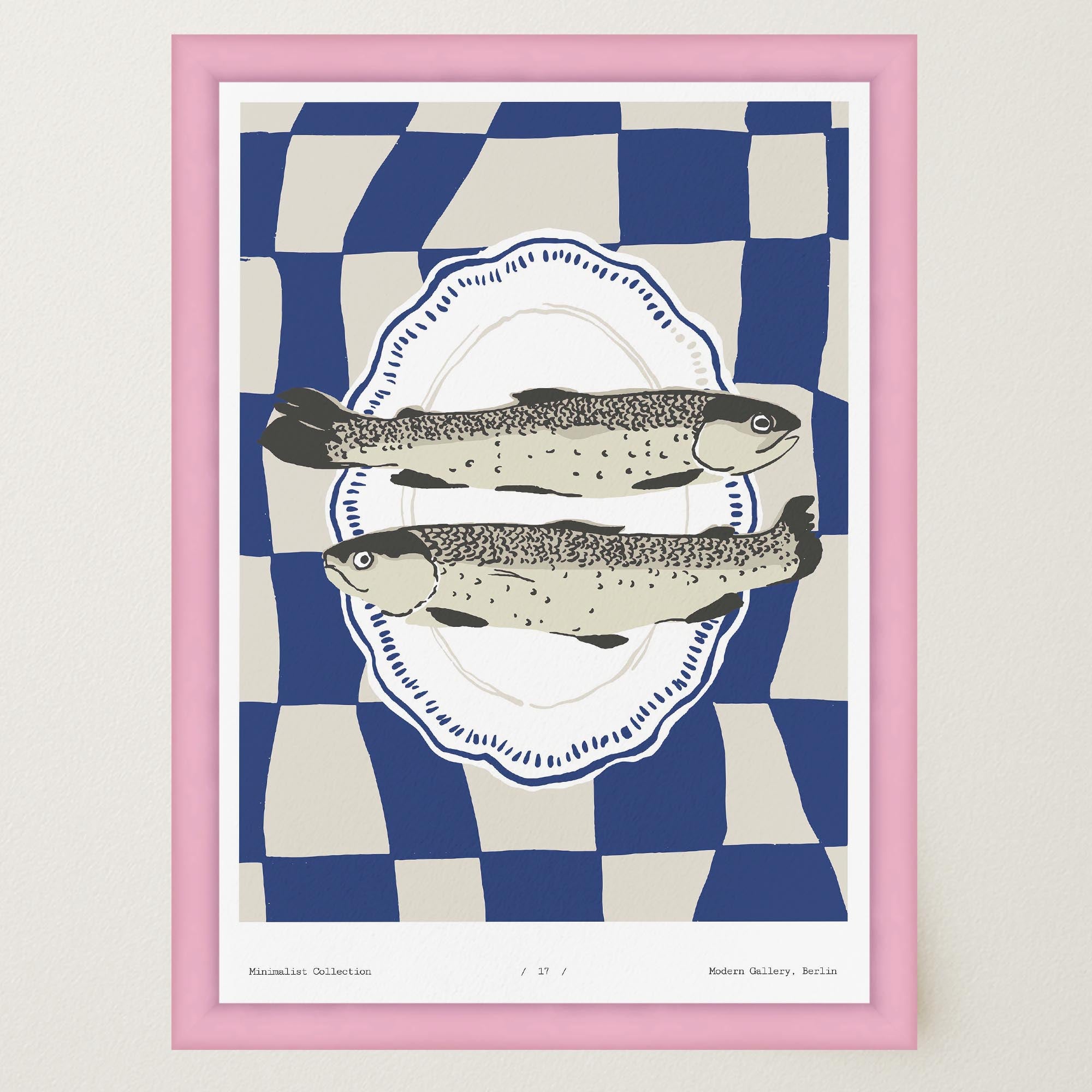 Fish Kitchen Wall Art Print-Skudaboo