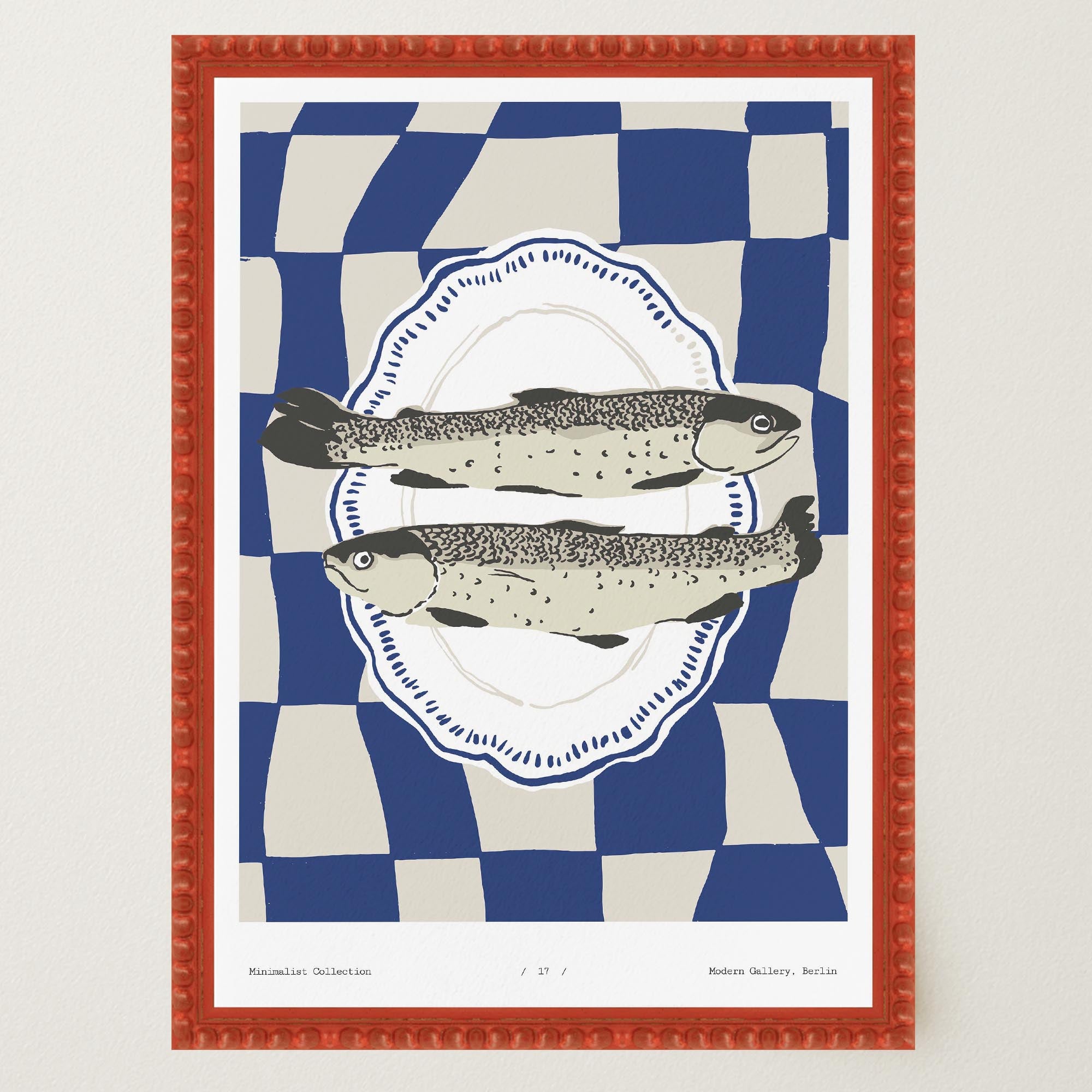 Fish Kitchen Wall Art Print-Skudaboo