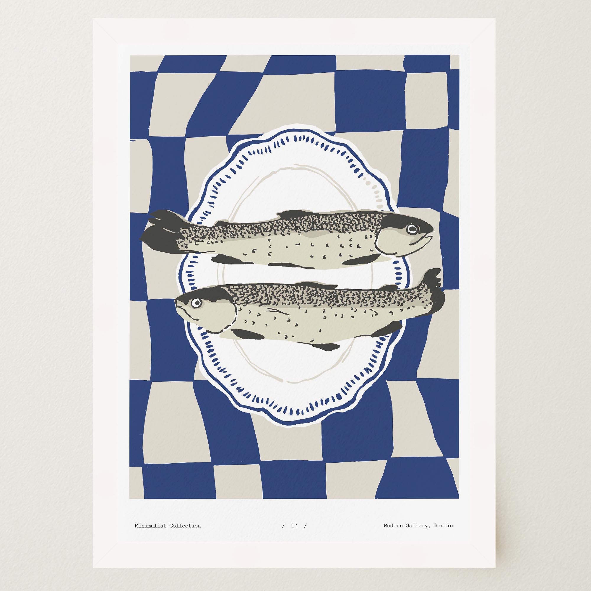 Fish Kitchen Wall Art Print-Skudaboo