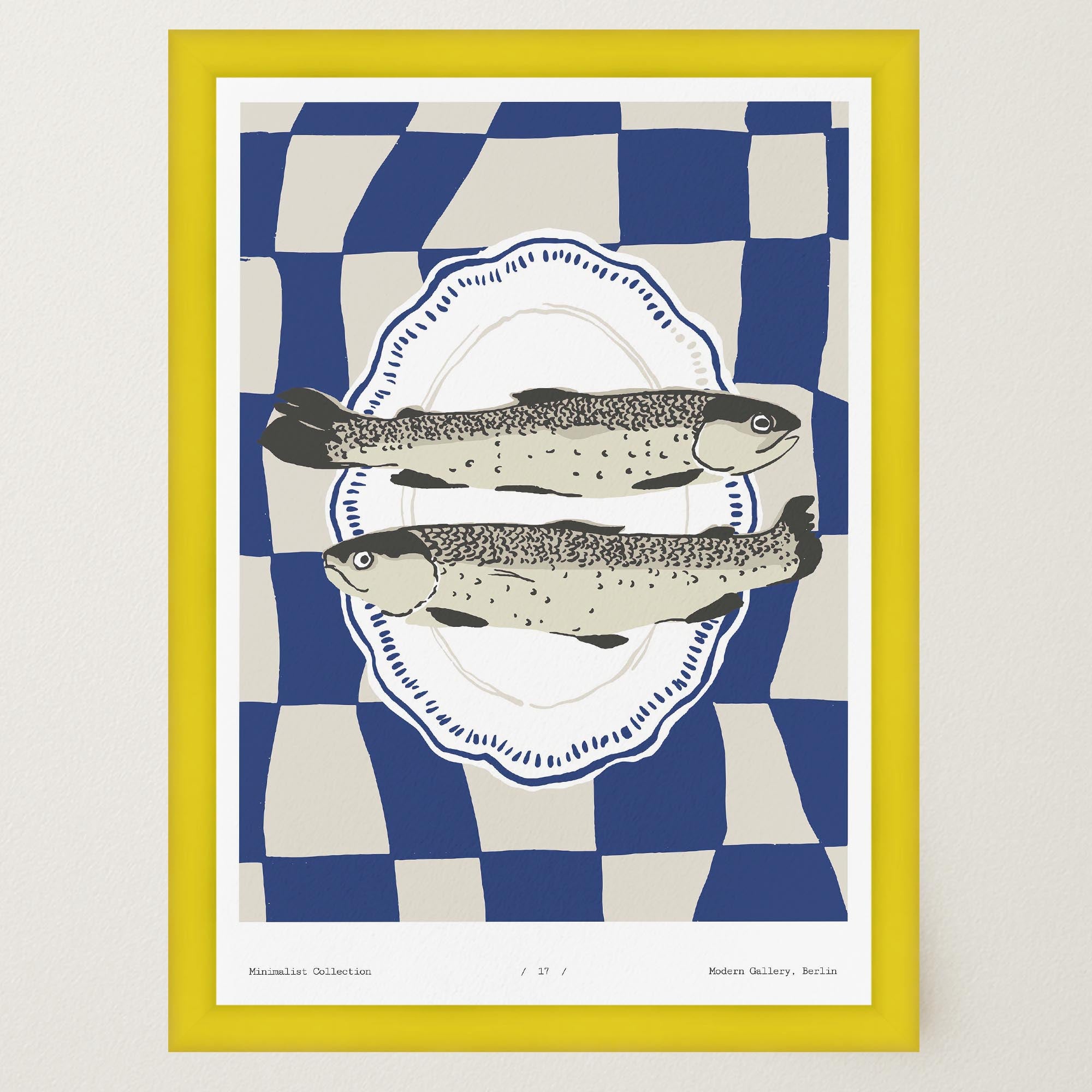 Fish Kitchen Wall Art Print-Skudaboo