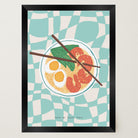 Ramen Noodle Bowl Wall Art Print-Skudaboo