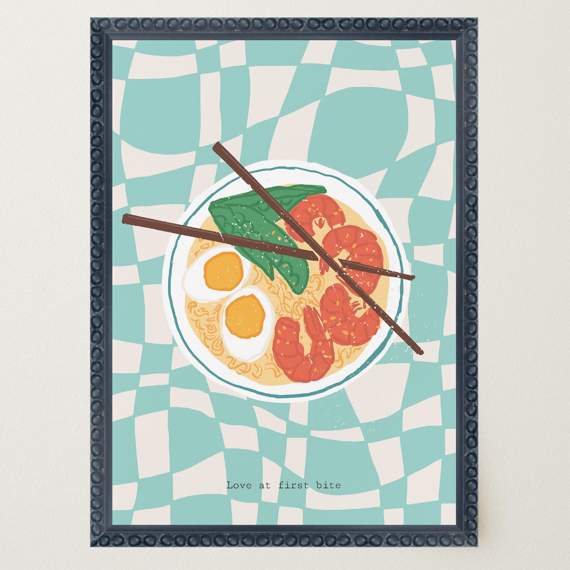 Ramen Noodle Bowl Wall Art Print-Skudaboo