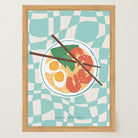 Ramen Noodle Bowl Wall Art Print-Skudaboo