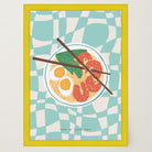 Ramen Noodle Bowl Wall Art Print-Skudaboo