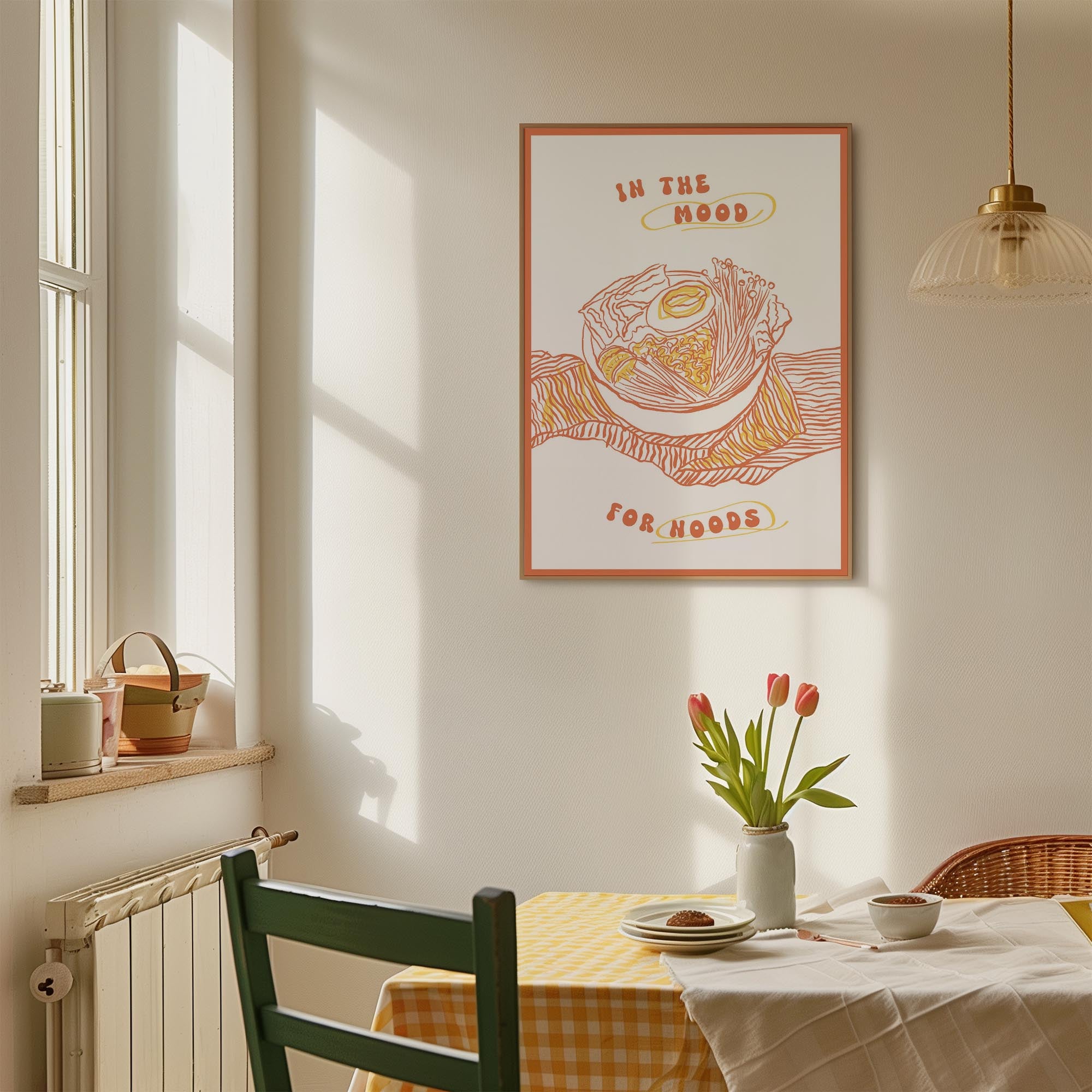 In the Mood for Noods Ramen Wall Art Print-Skudaboo