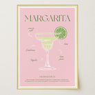 Margarita Cocktail Wall Art Print-Skudaboo