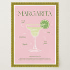 Margarita Cocktail Wall Art Print-Skudaboo