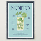 Mojito Cocktail Wall Art Print-Skudaboo