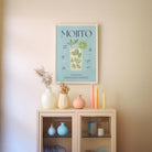 Mojito Cocktail Wall Art Print-Skudaboo