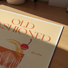Old Fashioned Cocktail Wall Art Print-Skudaboo