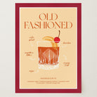 Old Fashioned Cocktail Wall Art Print-Skudaboo