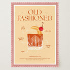 Old Fashioned Cocktail Wall Art Print-Skudaboo
