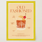 Old Fashioned Cocktail Wall Art Print-Skudaboo