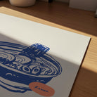 In the Mood for Noods Ramen Noodles Kitchen Art Print-Skudaboo
