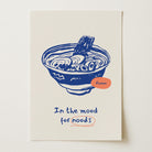 In the Mood for Noods Ramen Noodles Kitchen Art Print-Skudaboo
