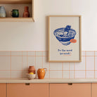 In the Mood for Noods Ramen Noodles Kitchen Art Print-Skudaboo