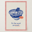 In the Mood for Noods Ramen Noodles Kitchen Art Print-Skudaboo