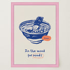 In the Mood for Noods Ramen Noodles Kitchen Art Print-Skudaboo