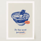 In the Mood for Noods Ramen Noodles Kitchen Art Print-Skudaboo