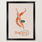 Stay Spicy Chilli Art Print-Skudaboo