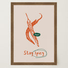 Stay Spicy Chilli Art Print-Skudaboo