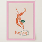 Stay Spicy Chilli Art Print-Skudaboo
