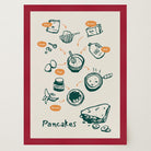 Pancake Kitchen Wall Art Print-Skudaboo