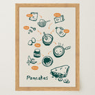 Pancake Kitchen Wall Art Print-Skudaboo