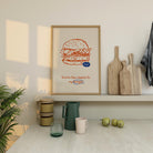 You're the Cheese to My Burger Food Wall Art Print-Skudaboo