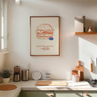 You're the Cheese to My Burger Food Wall Art Print-Skudaboo