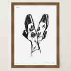 Black and White Shoes Wall Art Print-Skudaboo