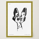 Black and White Shoes Wall Art Print-Skudaboo