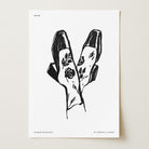 Black and White Shoes Wall Art Print-Skudaboo