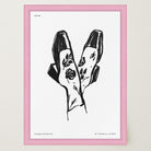 Black and White Shoes Wall Art Print-Skudaboo