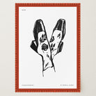 Black and White Shoes Wall Art Print-Skudaboo