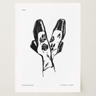 Black and White Shoes Wall Art Print-Skudaboo