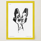 Black and White Shoes Wall Art Print-Skudaboo