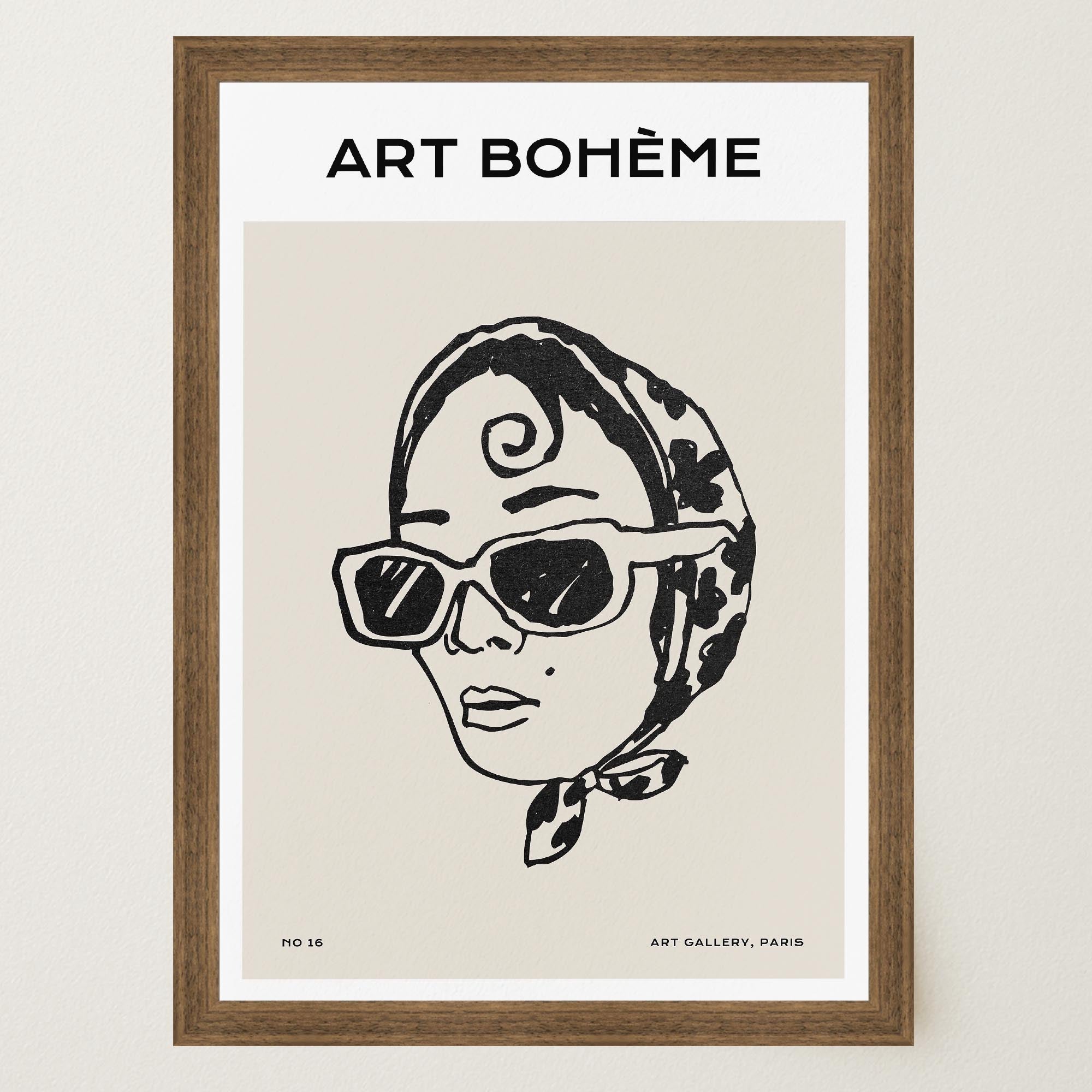 Parisian Boho Fashion Wall Art-Skudaboo