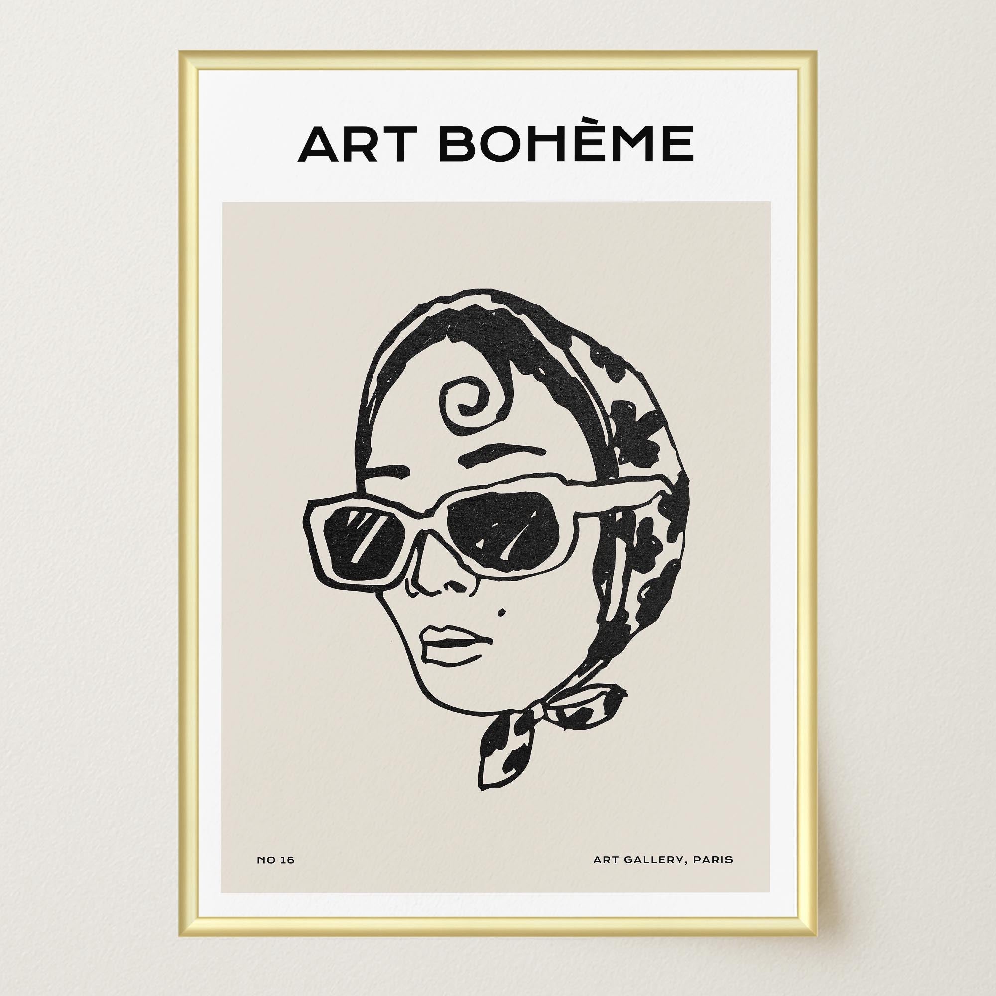 Parisian Boho Fashion Wall Art-Skudaboo