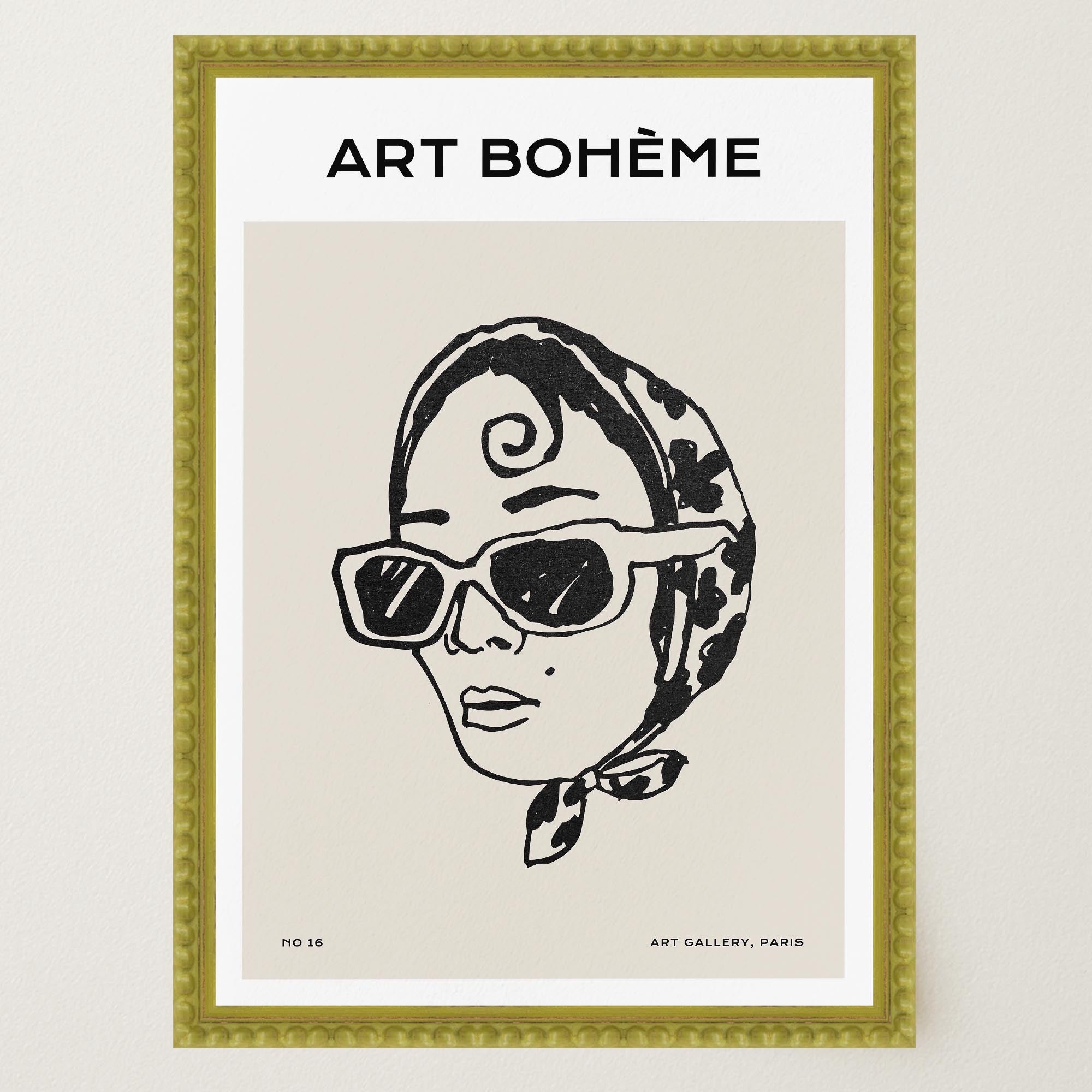 Parisian Boho Fashion Wall Art-Skudaboo
