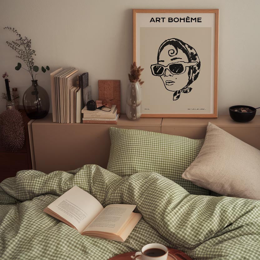 Parisian Boho Fashion Wall Art-Skudaboo