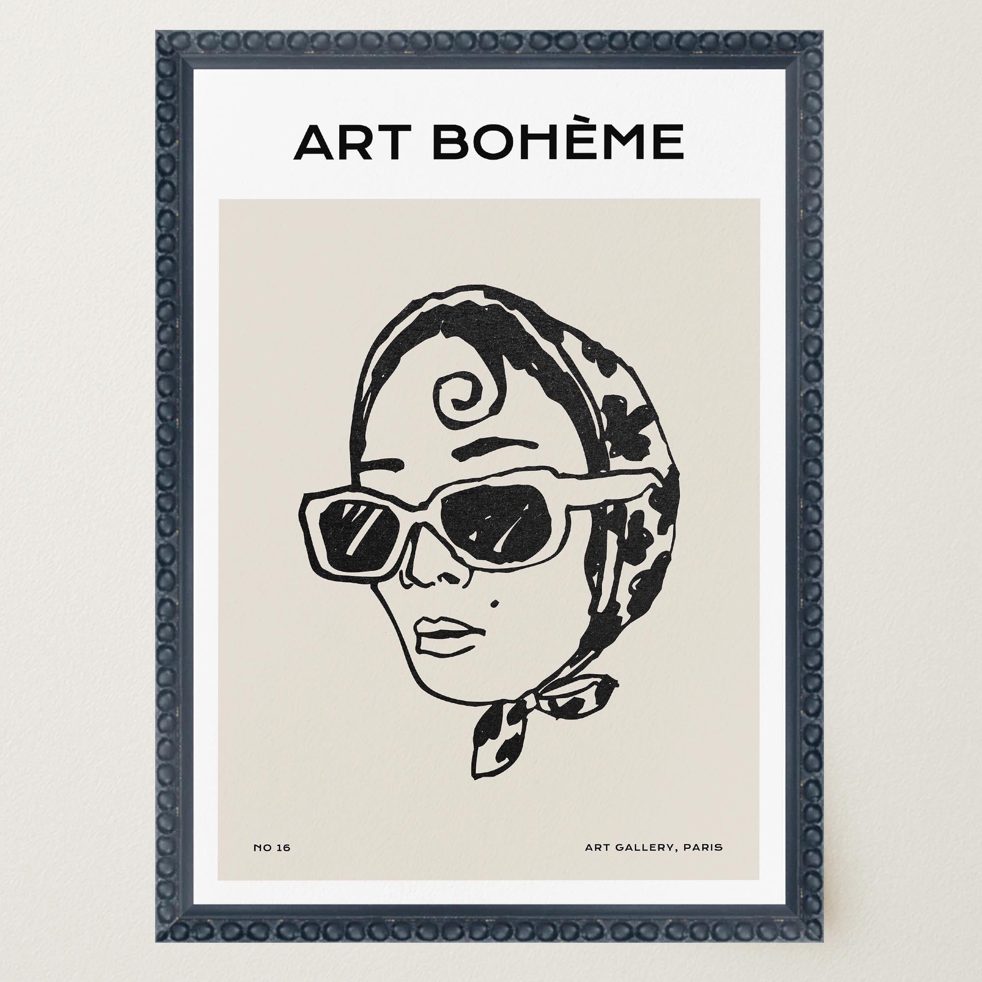 Parisian Boho Fashion Wall Art-Skudaboo