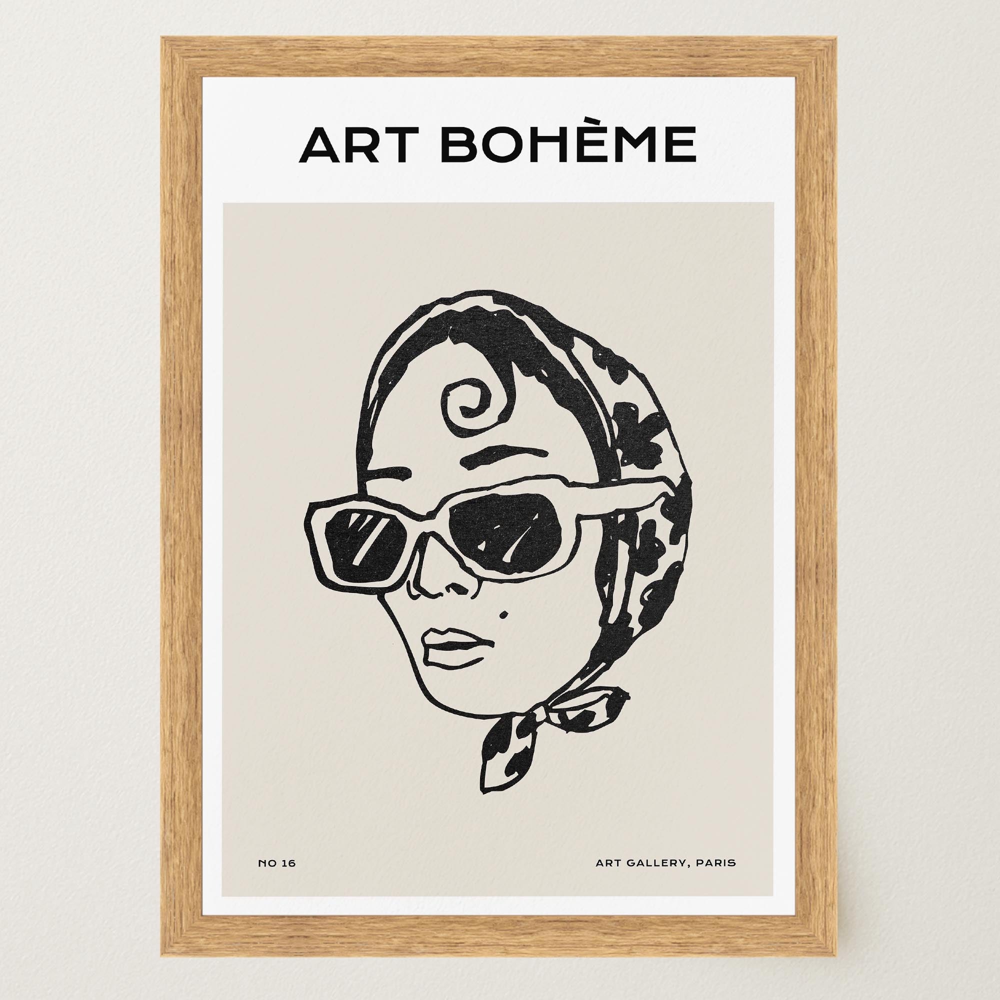 Parisian Boho Fashion Wall Art-Skudaboo