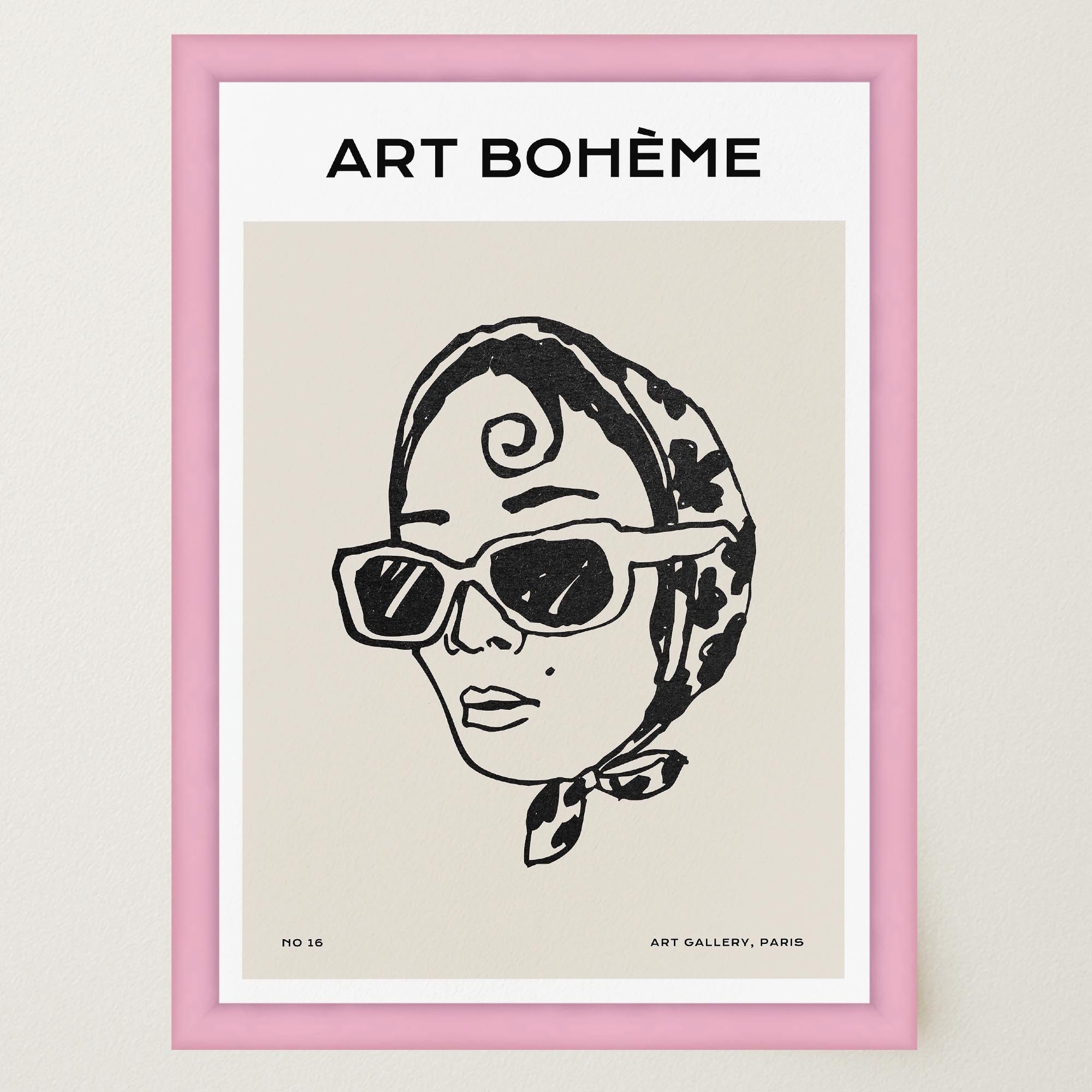 Parisian Boho Fashion Wall Art-Skudaboo