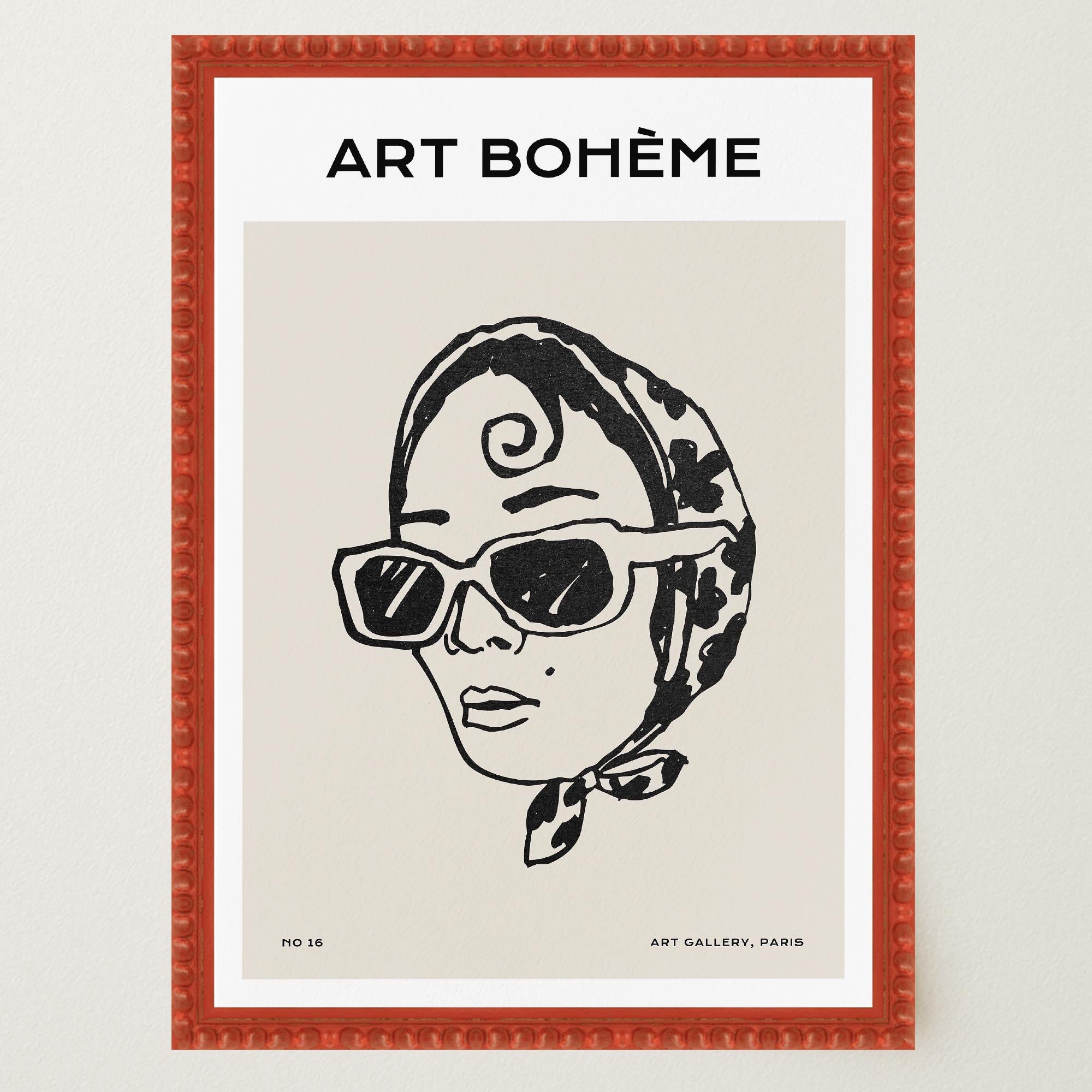 Parisian Boho Fashion Wall Art-Skudaboo