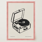 Record Player Wall Art Print-Skudaboo