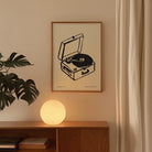 Record Player Wall Art Print-Skudaboo