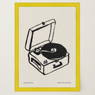 Record Player Wall Art Print-Skudaboo
