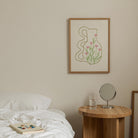 Abstract Floral Vase Wall Art Print-Skudaboo
